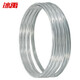 Bingyu Galvanized Iron Wire Industrial Construction Site Construction Wire Bundling Wire Tie No. 14 Thick 2.2mm 5kg Long About 168 Meters/Roll BYT-202