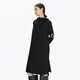
JNBY/Jiangnan Buddies Spring and Autumn Dress A-line Long Sleeve Commuter Women's Medium-Length Loose Stand Collar 5N1G13780 001/This Black L