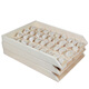 Household wooden dumpling storage box frozen fresh-keeping multi-layer quick-frozen rectangular wooden chaos tray can be used commercially, length 45, width 35, height 4.5, hold 50-60 dumplings