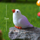 Cartoon cute mini parrot micro landscape gardening potted ornaments blind box mini parrot set of 4