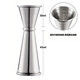 Fernas 304 stainless steel American three-stage Boston shaker, cocktail shaker, cocktail shaker set, three-stage mirror-5-piece set