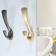 Fandiluo (fandiluo) new Chinese style gold hook single modern simple door back coat hook wardrobe clothes clothes hook light luxury wall hanging 825-Pearl gray small