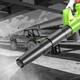 Delis blower, hair dryer, soot blower, lithium charge, high-power industrial outdoor snow blowing, car-mounted fallen leaves and dust grab DS-Storm blowing 3888TV1 electric 1 charge-Liefeng model