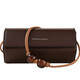 toutou2025 bolsas para novia cilindro hexagonal bolso marrón bolso retro one-shulder mochil