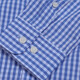 Mailyard / Melya Shirt à manches longues Pure Business Coton Plaid Men's Fashion Slim Shirt 653 Bleu 40