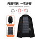 Pier Cardin High-End Wollmantel Herren Lange Windbreaker Jacket Herren neuer Business-Pendler Dickdown Liner Herren Black 170