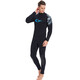 Swimming speed YonSub 5mm wetsuit for men, one-piece warm, deep diving professional cold protection, thickened scuba frogman thermal insulation, deep sea, black XL