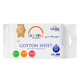 Lilybell coton tout usage coton jetable visage nettoyant écharpe coton coton essuyer essuyer essuyer essuyage tir-out 110 pièces