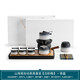 Sanxun (sanxun) high-end light luxury Shanhaiguan automatic Kungfu tea set for home lazy people to make tea artifact teapot gift box Shanhaiguan automatic tea set_white sand glaze + tea tray