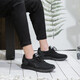 JETRAM men's shoes full black breathable hollow mesh shoes summer men's sports casual shoes lightweight mesh shoes net running shoes YT-all black (6175 men) 39