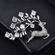SENDME A deer has you brooch, high-end corsage, suit pin, women's high-end coat collar pin, birthday gift for girlfriend, bright elk brooch, type A