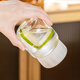 Genasi fat cup soy milk cup mini glass female portable water cup with scale milk coffee cup juice small cup