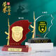 Chuanghui-Veteranen Souvenirs Geschenke an Genossen-Elder-Kader-Führer und Veteranengeschenke ausgezeichnete Soldaten Military Ruhestand Geschenke Ornamente Customized Shield Rot Flag
