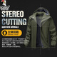Woodpecker jacket men's cotton jacket men's jacket autumn and winter cotton jacket men's windproof waterproof plus velvet thickened feather jacket men dark gray XL (recommended 120-145 Jin [Jin equals 0.5 kg])
