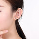Saturday Fortune (ZLF) PT950 platinum earrings for women, platinum colorful forest ear hook style earrings 1.06g