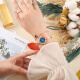 Julius Watch Watch Women's Korean Style Mode glänzender Strassstein schlankes Armband Quarz Schüler Frauen Uhr Blue Disc Ja-878d