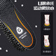 3angni leithöhenhöhe Innensohle für Männer unsichtbare innere Höhenverhinderung elastischer Popcorn-Schock-absorbierender komfortabler Sport atmungsaktives weiches Full Pad für Frauen Starry Sky Black-2.5cm 1 Paar 41-42 Größen