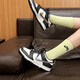 
Nike (NIKE) women's shoes 2025 new summer Dunk Low low top lightweight sneakers fashionable breathable casual shoes DH9764-001 black and white red panda gold and silver hook 36.5