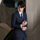 Angel Bird Suit Men's Wool Anti-wrinkle Shape Protective Autumn and Winter Men's Anti-Wrinkle Suit Pants Business Formal Jacket Navy Blue 48 B(175/100) /Please note waist or pants