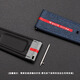 
Henteri adapts to Panerai stealth PAM1391/1565 Luna Rossa series nylon rubber watch strap accessories Blue original line-black buckle 26mm interface width