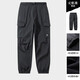 Camel (Kamel) [wie Wang Junkai] Outdoor Sportshose Multifunktion Multifunktion Soft Shell Hosen Herbst und Winter Neue Sports Casual Hosen A14catg688, Phantom Black, Herren's s