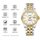 Plum Blossom (Titoni) Swiss Watch Universe Series Automatic Mécanical Room Gold Steel Band Importé Men's Watch 797SY-695 Gift For Boyfriend