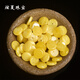 Dazzling summer natural raw mineral beeswax spacer gasket amber beeswax Buddha head inscription play bracelet accessories bodhi DIY accessories beeswax spacer diameter about 8 mm single piece