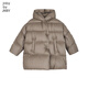 
jnby by JNBY Jiangnan cloth children's clothing autumn and winter down jacket thickened warm soft hooded boys, girls and children 1NAC12610 216 wax pink camel color 110 cm