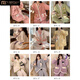 MODAL CORAL VELVET-Pyjamas für Frauen im Winter plus Samt verdickte Blüten 2024 Neuer Herbst und Winter Flanell Plüsch Winter SMSD-677-APRICOT WEIS MIT (Empfohlen 80-100jin [Jin gleich 0,5 kg]))