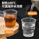 YOUAO disposable cup 8016 aviation cup 240ml*50 straight transparent drinking cups hard plastic cup