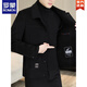 Veste en laine de laine Romon Courte à double côte à double face 2025 Automne et hiver Nouvel hommes épaissis en tweed N2308 AUTOPORABLE DOWN DOWN LIGNEM
