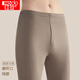 红豆内衣男士秋衣秋裤莫代尔棉40S高弹云感打底套装 雅棕 185/110 