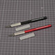 
Box card (HSIANG) wide-mouth metal pen sharpener making pen sharpener Wide edge pen sharpener Red and black Gundam model assembly Model tool Wide-mouth metal pen sharpener rod (red) 16805