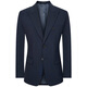 Angel Bird Suit Men's Wool Anti-wrinkle Shape Protective Autumn and Winter Men's Anti-Wrinkle Suit Pants Business Formal Jacket Navy Blue 48 B(175/100) /Please note waist or pants
