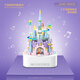 Juguetones valle mágico princesa Castle Building Blocks Music Box Model Toys Ded Girls Children's Day Regals