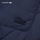 LACOSTE French crocodile men's fashionable and versatile solid color warm lapel cotton jacket | BH0689 166/Navy Blue S 48