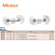 Mitutoyo Radius Gauge C Plate Arc Gauge R Gauge R Square Radius Sample High Precision Imported from Japan 186-105/1-7mm/34p
