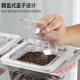 Small material box Stainless steel seasoning box combination set Commercial self-service sauce counter kitchen seasoning box small material ingredients i-9929 0ml