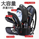 SWIGOR Swiss Backpack Men's Large Capacity Junior High School School Bag Swiss 16-inch Men's Computer Bag Business Travel Backpack Black (18-inch)