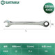 SATA fully polished chrome vanadium steel ratchet wrench open end dual-purpose quick wrench 5.5M-25MM 43601-43619 fully polished open end quick wrench 43606 (10MM)