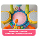 Meibosen Kinder-Drum-Stand Baby über 6 Monate Early Early Education Hand-Paining Drum Stand Baby Beats Jazz Drum Instrument Spielzeug klassischer Modell-Drum-Orange [Aufladen Version]