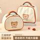 WORTHBUY Lunch Box Bag, Cool and Insulated Portable Lunch Bag, Dinner Plate Bag, Picnic and Camping Takeaway, Portable Office Worker Lunch Bag, Round Insulated Bag: High Style