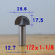 Cuchillo de base redonda XMSJ TCT TCT CABEZA SEMI Circular Cambio redondo Grove Groove Densidad Densidad de aluminio Máquina de recorte Máquina de adoración de madera Red 12178 12178