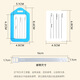 Deyin (befon) luggage tag tag label name tag label label suitcase sign boarding sign sticker anti-lost suitcase pendant dark color 6 packs 2092

