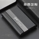 Caja de tarjetas de negocios para negocios para hombres Microfibra de microfibra Rips de tarjetas de visita resistente a la ropa para hombres Mujerías de tarjetas de visita de alta gama para hombres con elegante tarjeta de presentación de negocios negro alrededor de 23 piezas