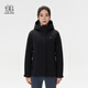 KOLON SPORT可隆户外运动女子防水透湿耐磨可拆卸轻量连帽羽绒服