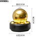 CLCEY Feng Shui Transfer Ball Office Desktop Money Decoration Modern Simple Flowing Water Fountain Living Room Ornament Circulation Water Curtain 9908 Model 26*26*45CM