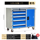 Huili's tool cabinet workshop multi-drawer lockable mobile wheeled tool cart workbench customized heavy-duty factory auto repair milky white