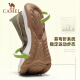骆驼（CAMEL）男鞋夏季帆布鞋软底套脚运动鞋轻便一脚蹬百搭休闲鞋子男 G14S391175 黑色 41