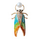 Water-Gongzijin Insectos de goteo de aceite hecho a mano Impresionante Cicada Cicada Cicada Broche Accesorios universales Pin XZ02844 Azule